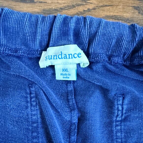 Sundance Faded Fields Floral Embroidered Joggers XXL Boho Cottagecore Floral - Picture 5 of 7